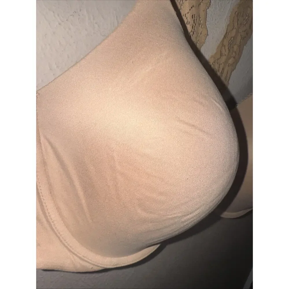 Victoria's Secret beige 40DD Body By Victoria Racerback Sexy Tan Lace VS Nude - Picture 4 of 13